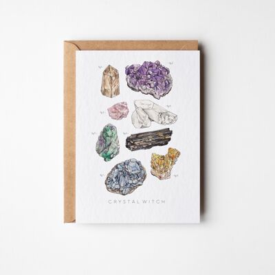 Crystal Witch Greeting Card - Bundle of Six