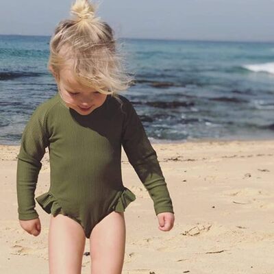 Maillot de bain manches longues Annie & Charles®