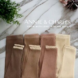 Legging à volants en coton bio Annie & Charles®