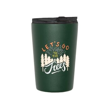 Café / mug de camping Allons dans les arbres 2