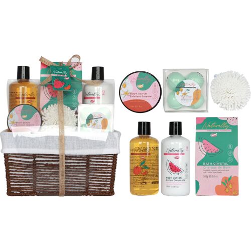 coffret de bain au parfum des baies - 9pcs