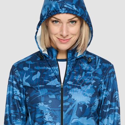 EASY - Waterproof jacket with hood col. True Blue