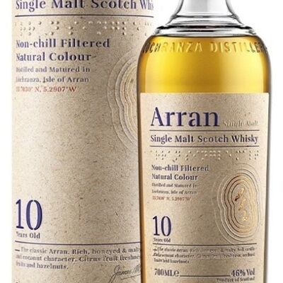 Whisky Arran Single Malt invecchiato 10 anni