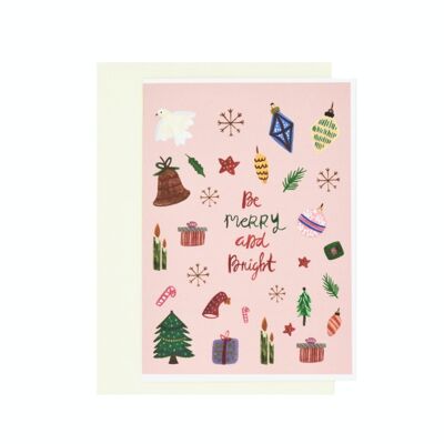 Be merry | christmas card