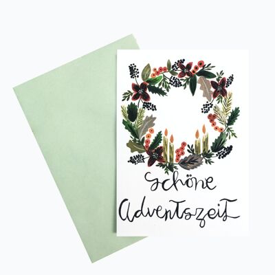 Happy Advent | Advent and Christmas card
