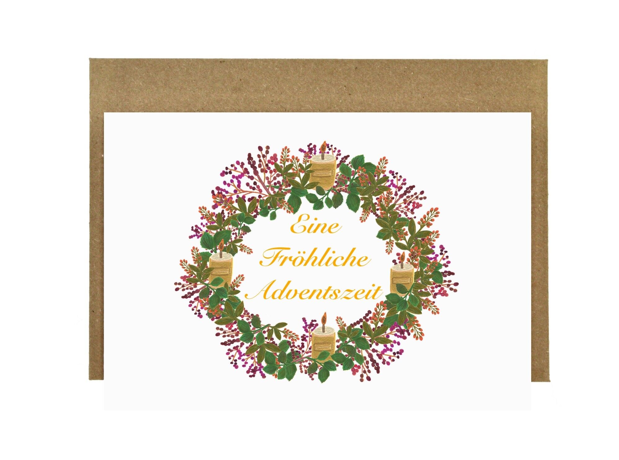 Happy Advent | Advent and Christmas card