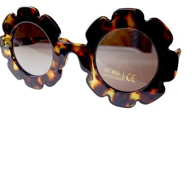 Sonnenbrille Kinder Blumenleopard | Kindersonnenbrille