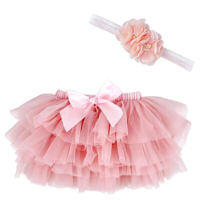 Baby tutu skirt baby pink| May Mays | + FREE hair band