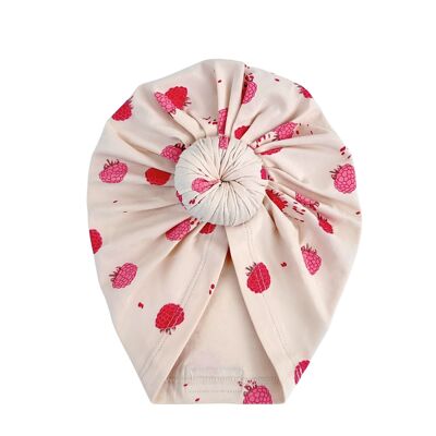 Babymutsje turban Frambozen | Bella | May Mays