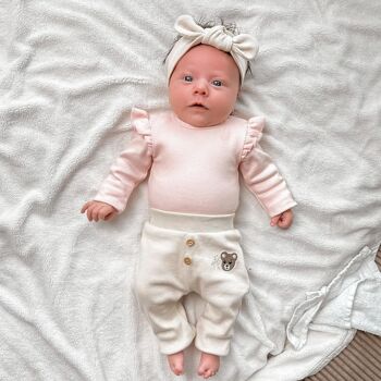 Legging côtelé beige | Pantalon bébé Teddy | Mai Mai | Vêtements de bébé 2