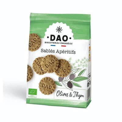 DAO Shortbread - Black Olives & Organic Thyme