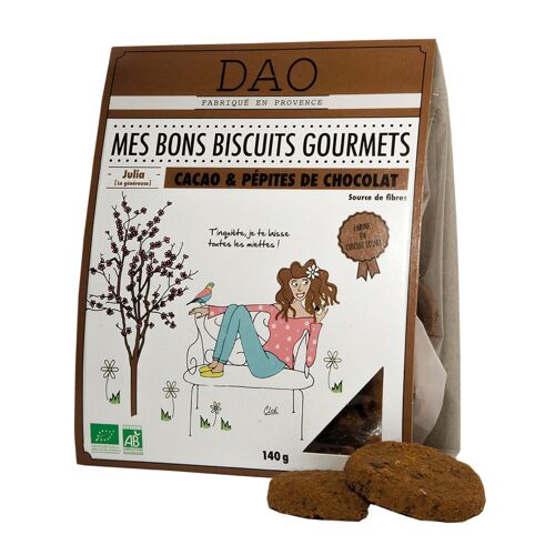 Biscuit DAO Cacao et Pépites de chocolat Bio