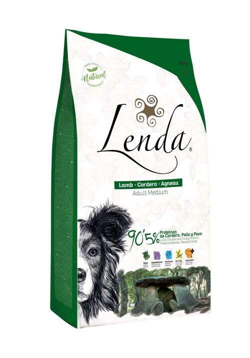 Dry Dog Food Lenda Lamb 2 kg