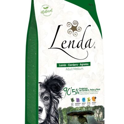 Dry Dog Food Lenda Lamb 2 kg