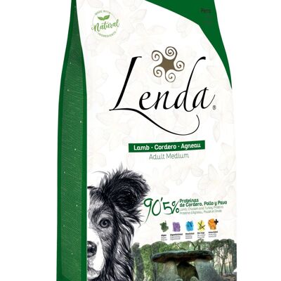 Cibo secco per cani Lenda Agnello 12kg