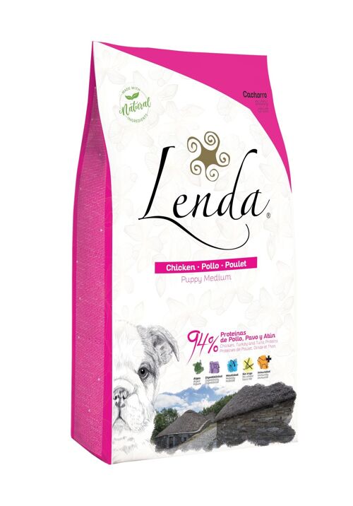Dry Dog Food Lenda Puppy 12 kg
