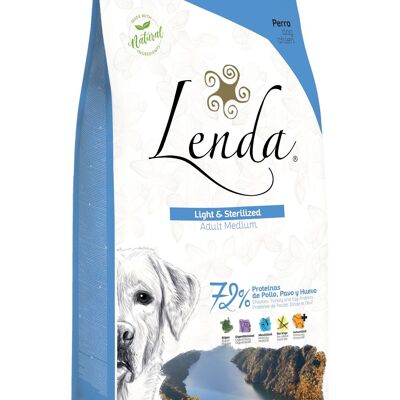 Cibo secco per cani Lenda Light 2 kg