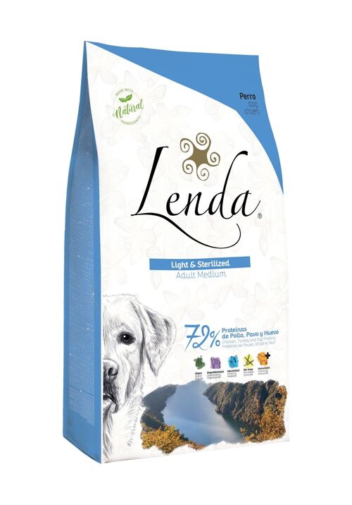 Dry Dog Food Lenda Light 12 kg