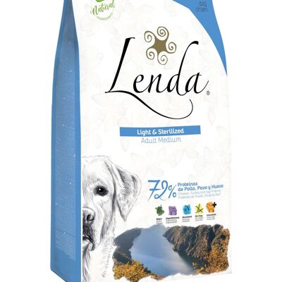 Dry Dog Food Lenda Light 12 kg