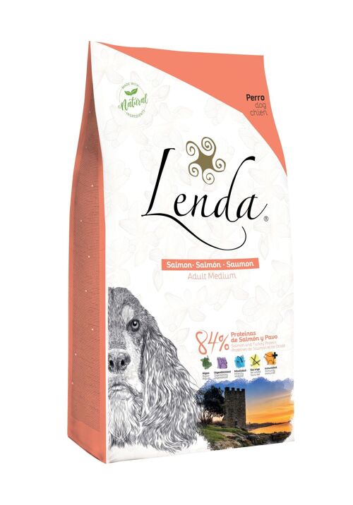 Dry Dog Food Lenda Salmon 2 kg