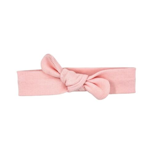 Geknoopte baby haarband roze | Rib Beau | May Mays