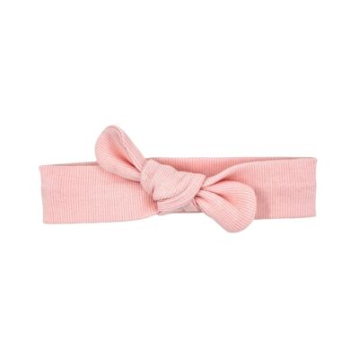 Diadema anudada para bebé rosa | Costilla Beau | mayo mayos