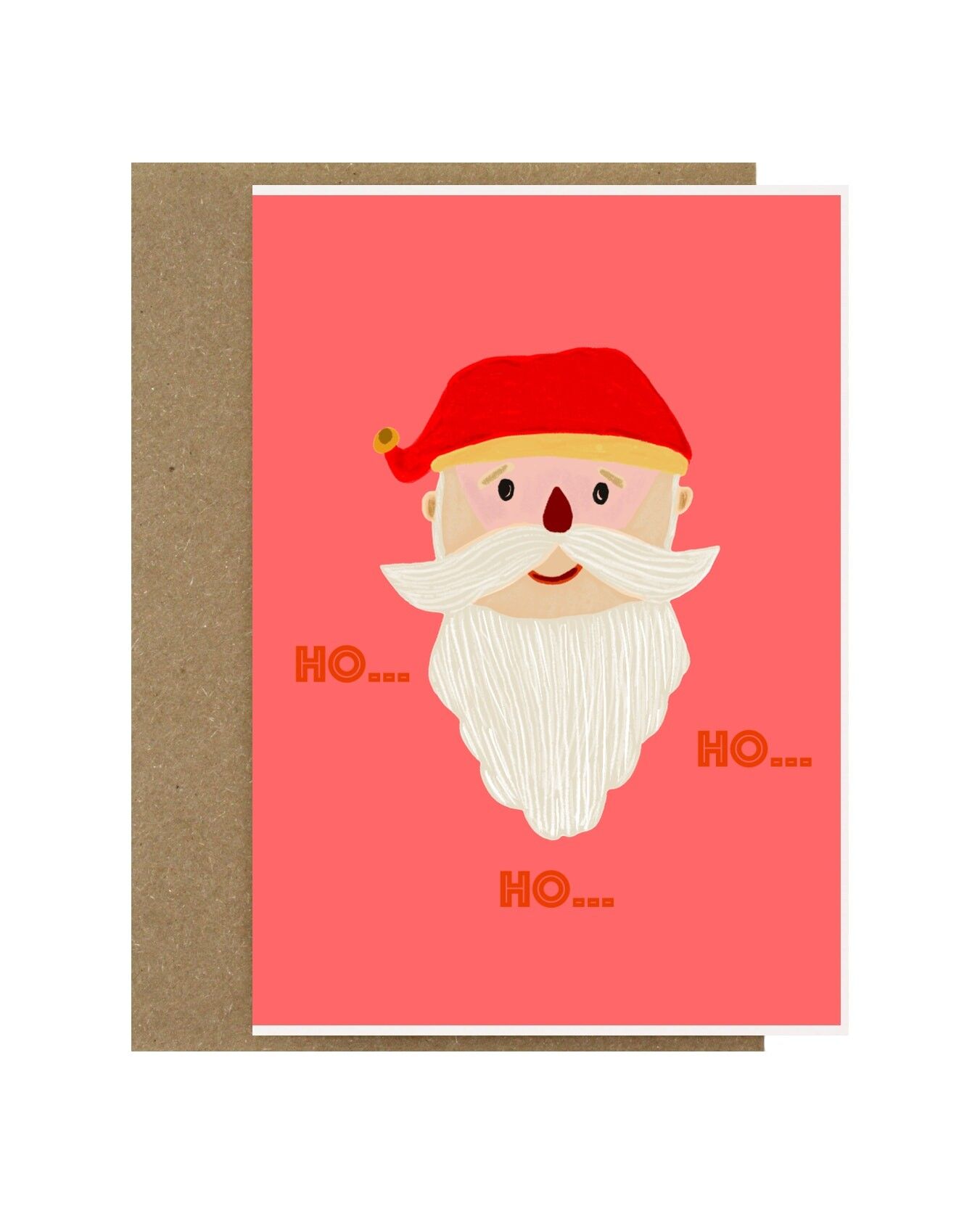 Santa Claus Ho Ho Ho | christmas card