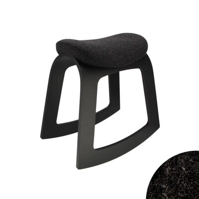 Sedia Muista (lacca nera) – per scrivanie di altezza regolare