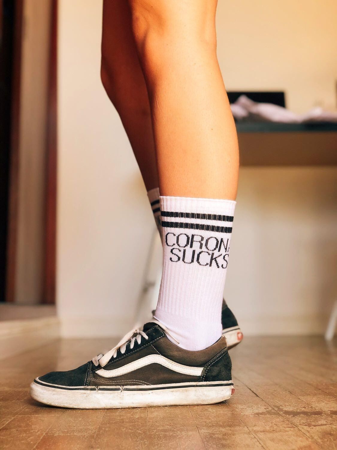 CORONA SUCKS SOCKS