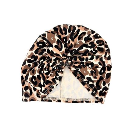 Lilly baby hat with bow panther | May Mays