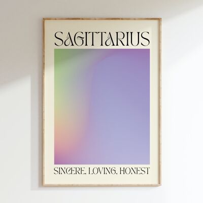 SAGITTARIUS GRADIENT 1 print