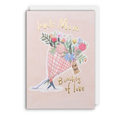LOVELY MUMFLOWERS Muttertagskarte