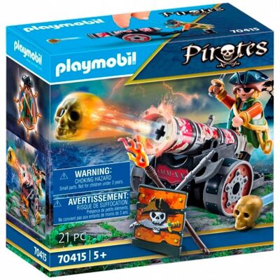 Playmobil Piratas Pirata con Cañón