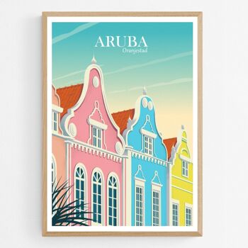 Affiche Oranjestad Aruba 1