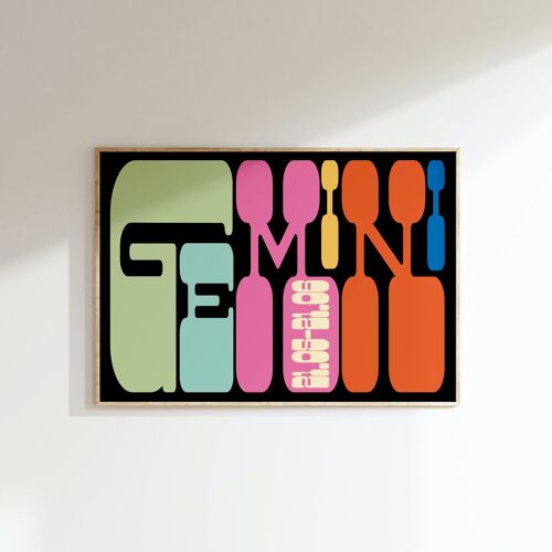 Impression GEMINI TYPO