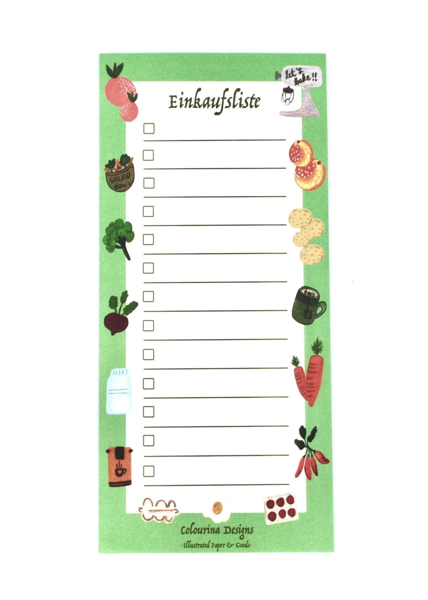 Shopping List | notepad