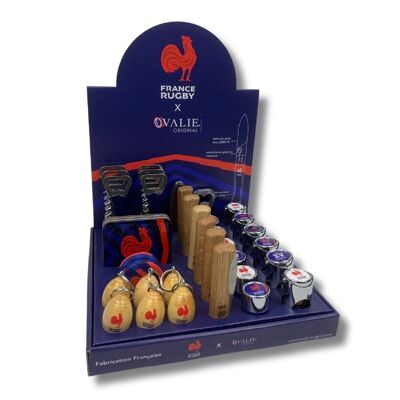 Shop counter display with refill - France Rugby x Ovalie Original