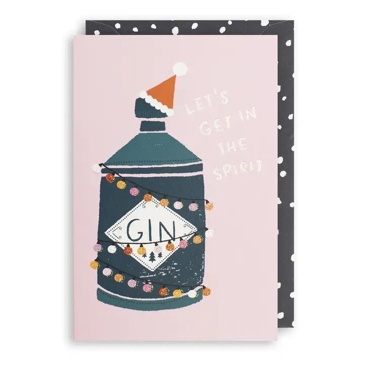 TINSEL IN UN TWIST Cartolina di Natale