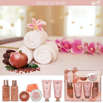 Fête des mères - Coffret de bain au parfum fruité de grenade - 7pcs 4