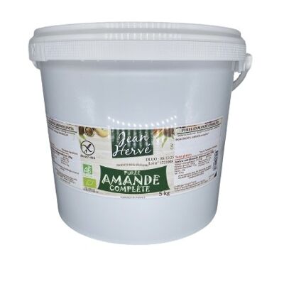 Purée d'amande complète, seau 5 kg