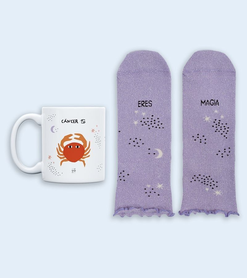 Kit Tasse et Chaussettes Horoscope UO Cancer