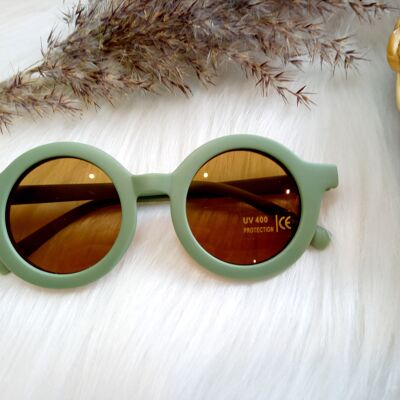 Gafas de sol retro verdes niños | gafas de sol para niños