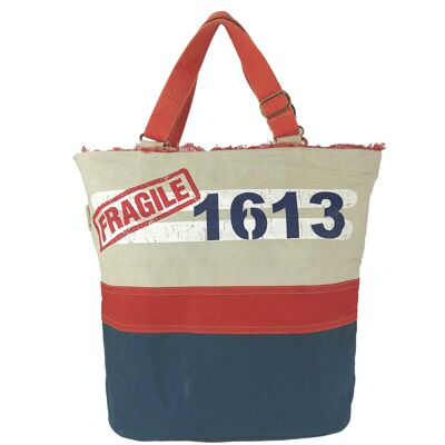 Sunsa XXL women's handbag. Large canvas bag. Vegan beach bag/sports bag. Vintage style weekender