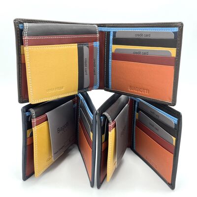 Genuine leather wallet, Brand Laura Biagiotti, art. LB23764-06