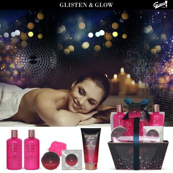 Fête des mères - coffret de bain rose au parfum fruité de grenade - 9pcs 4