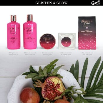 Fêtes des mères - coffret de bain au parfum fruité de grenade - 8pcs 3