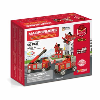 Juego de rescate increíble Magformers