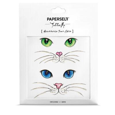 Cat Eyes Temporary Tattoo