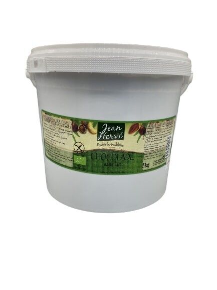 Cioccolato senza latte senza olio di palma, secchiello 5 kg