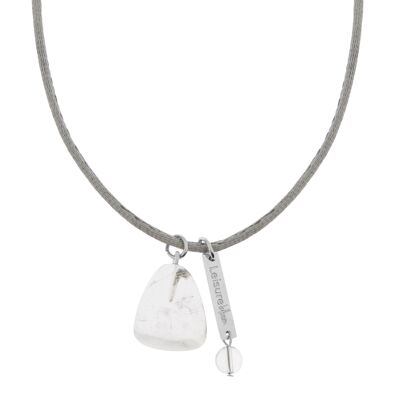 Gemstone necklace crystal